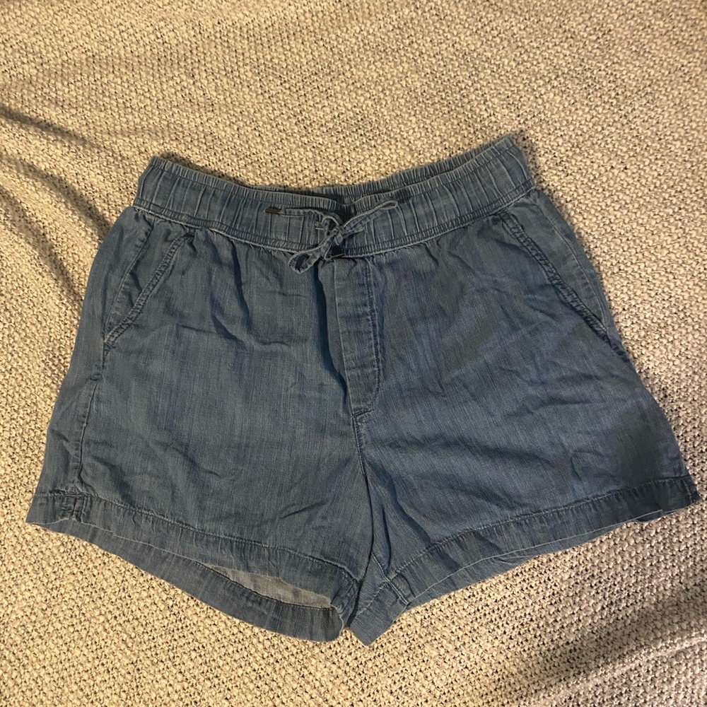 Chambray Shorts